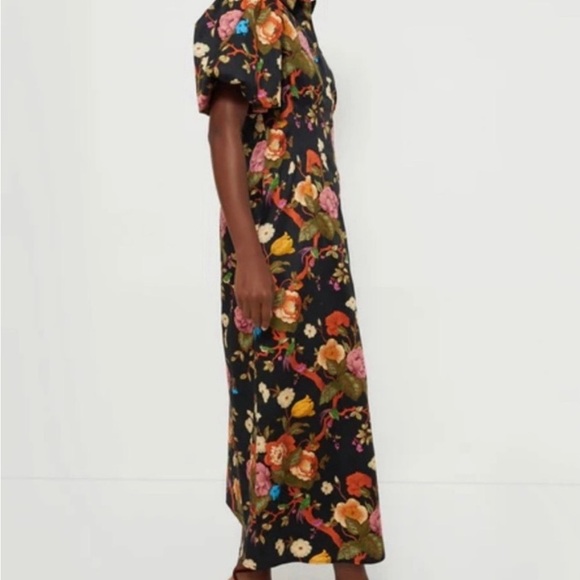 Tuckernuck Cream Floral Midi Dress - Picture 11 of 14